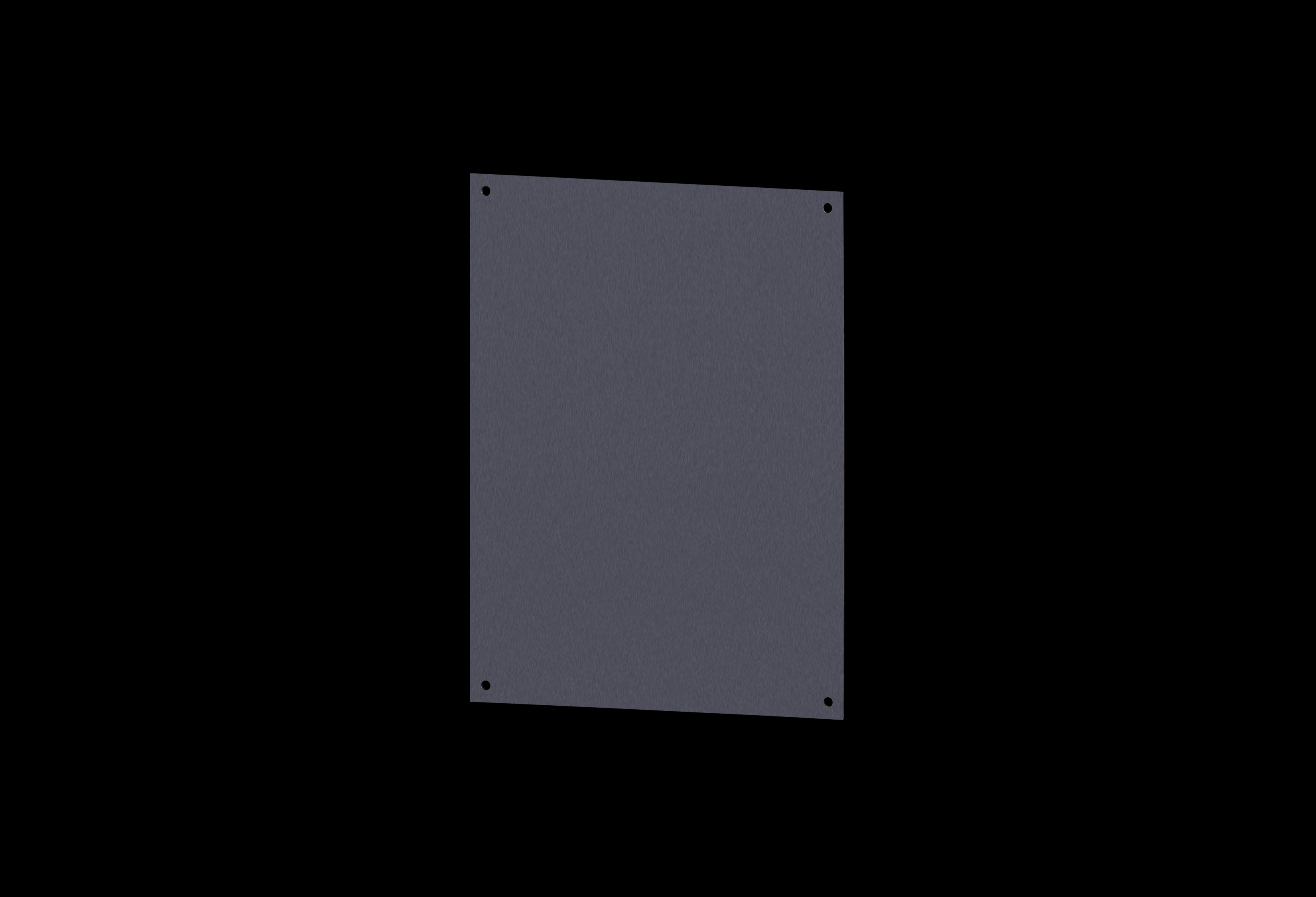 Aluminum Standard Back Panel 30 x 20 Inches for use with N Series by Stahlin