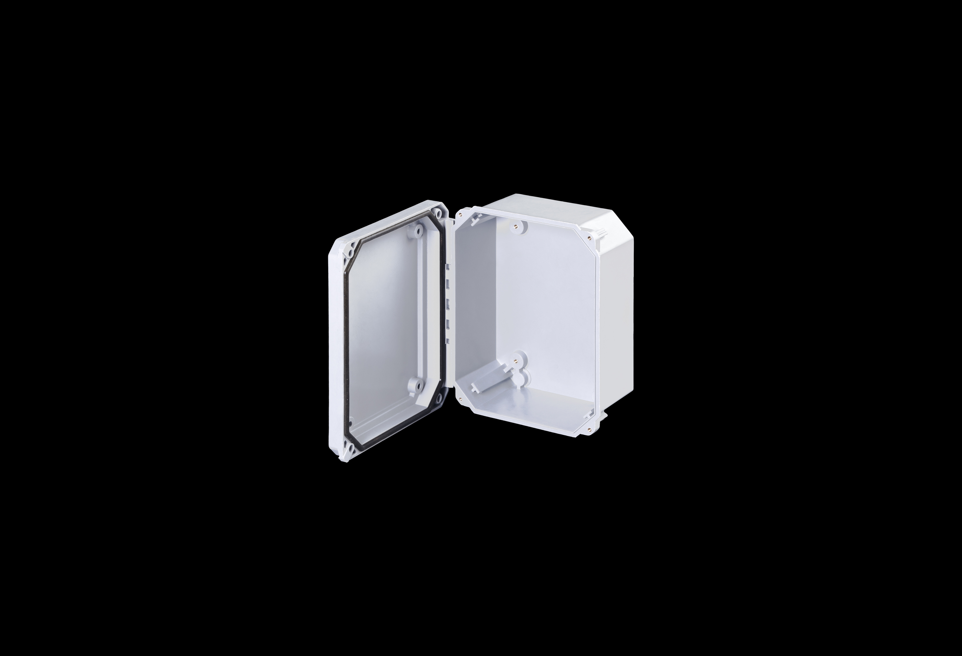 Fiberglass Enclosure 10 x 8 x 6 Inches Diamond Shield Series with Opaque Lift Off Cover by Stahlin