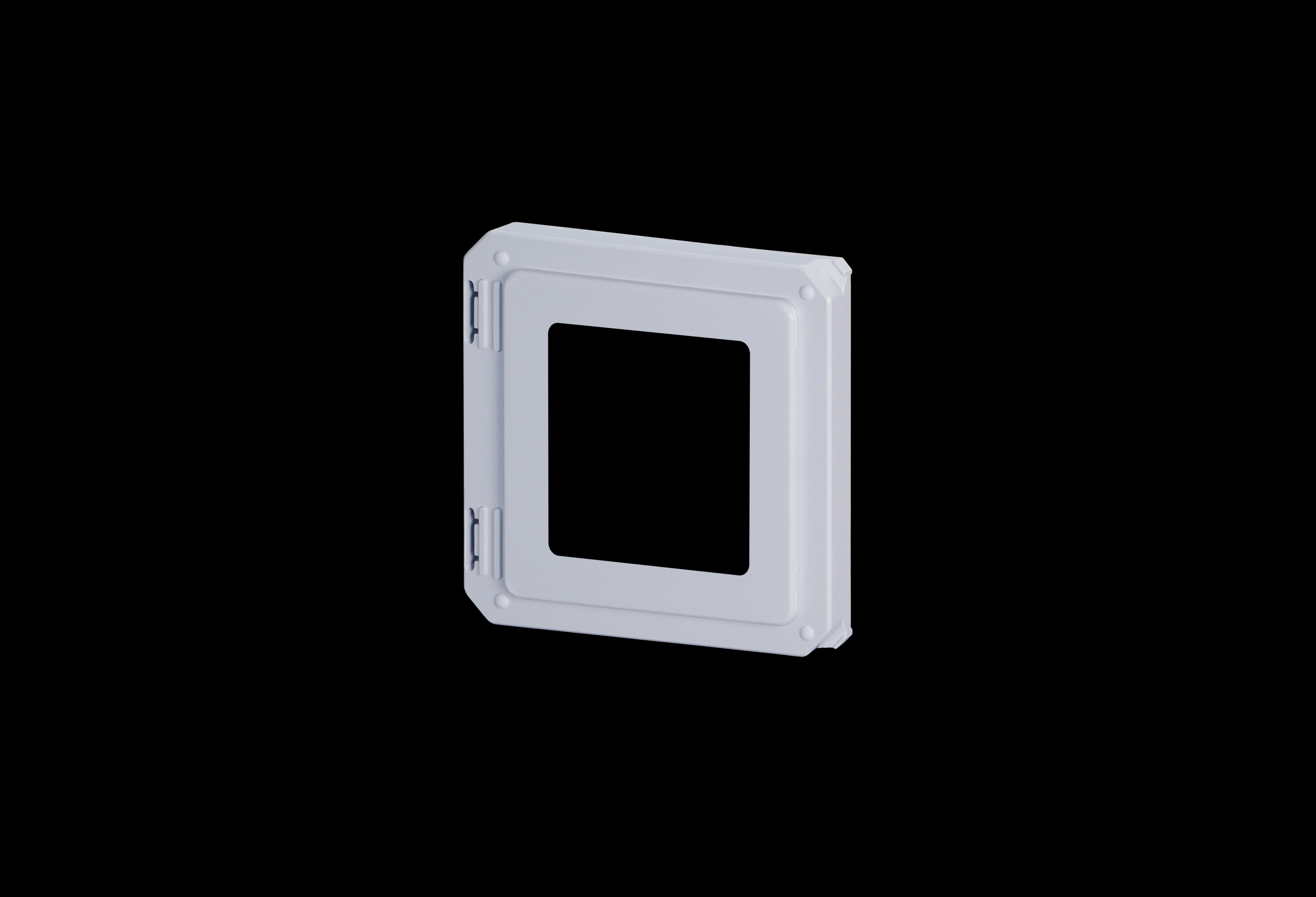 DSW808CVR-QFL.jpg Fiberglass Opaque Replacement Cover with Viewing Window for Diamond Shield 8 x 8 Inches by Stahlin