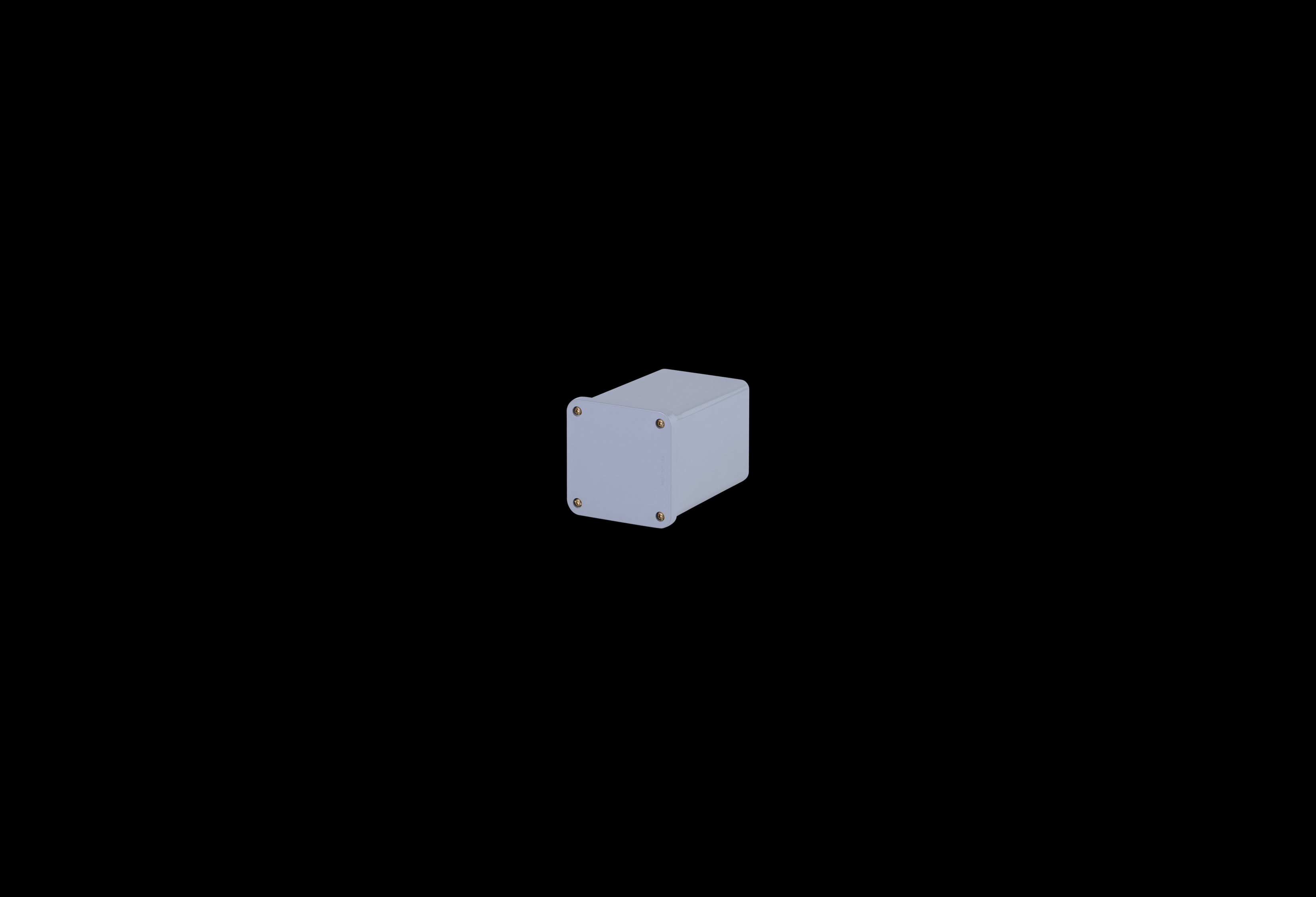J446PVC-QFL-Closed.jpg PVC Enclosure 4 x 4 x 4 Inches New Sentry Series with Opaque Lift Off Cover by Stahlin