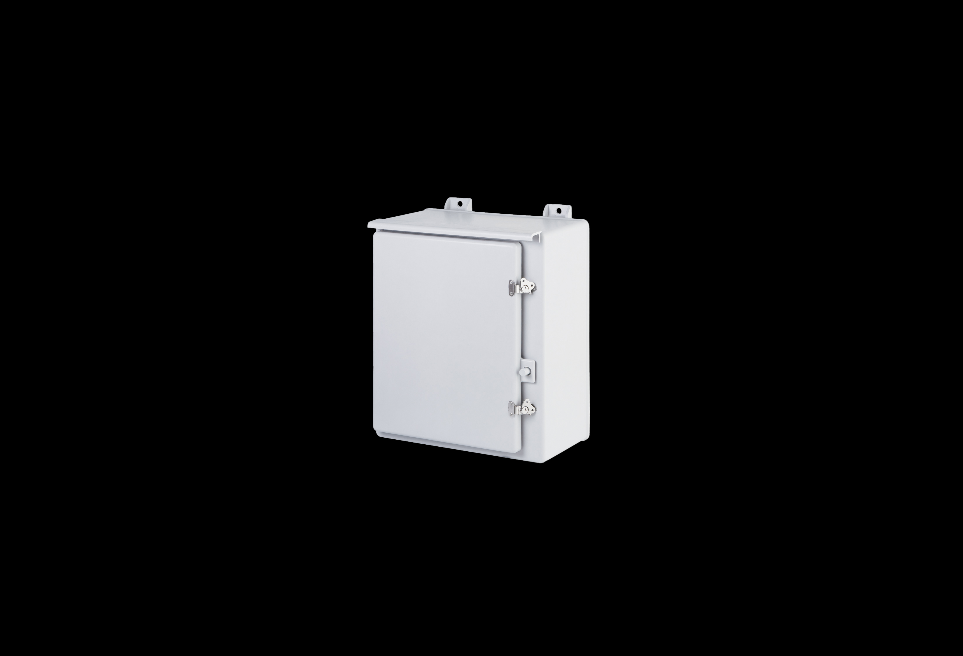 N20168FHLRT.jpg Fiberglass Enclosure 20 x 16 x 8 Inches N Series with Fiberglass Hinged, Latched Opaque Cover by Stahlin