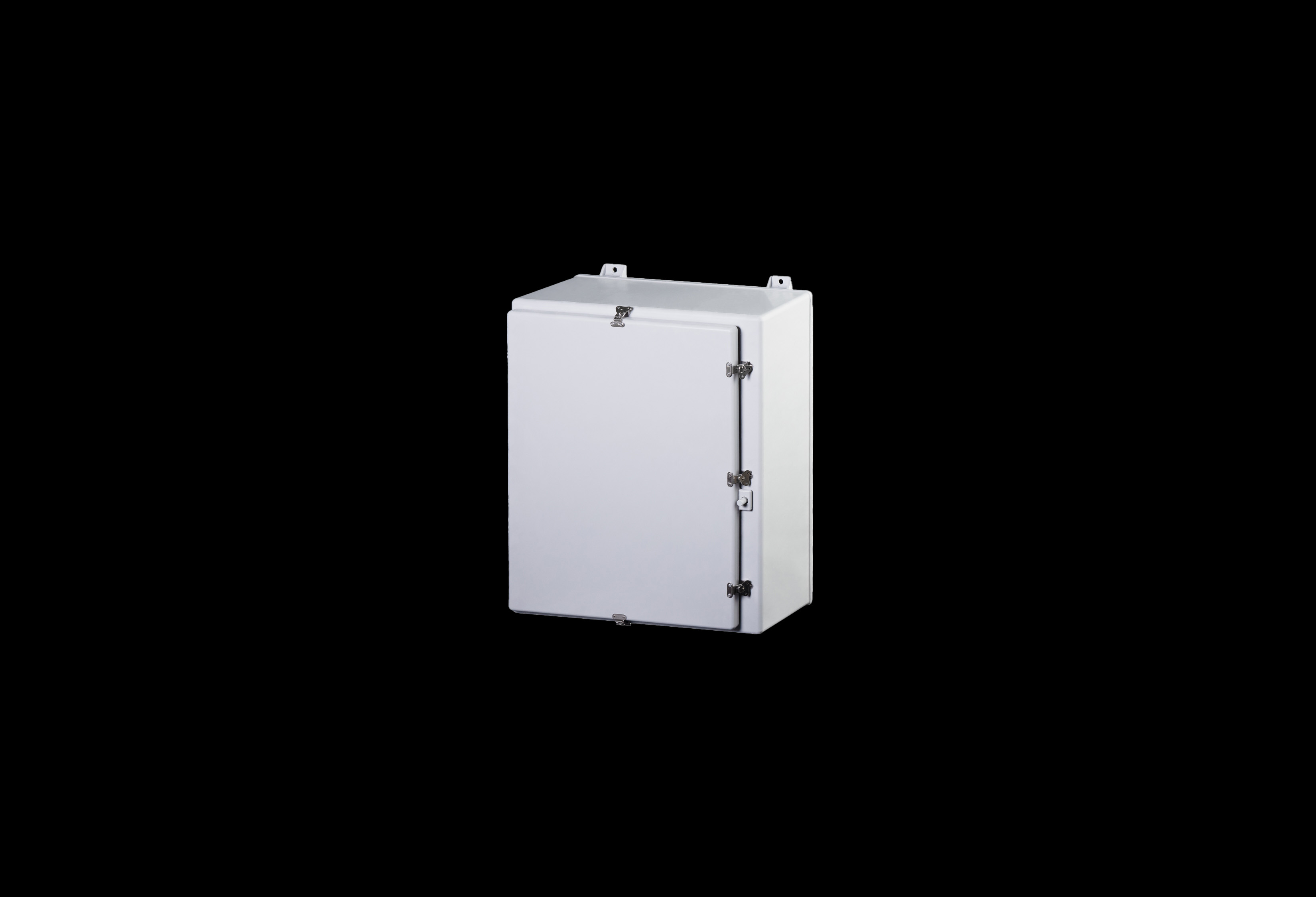 N302410FHLRT.jpg Fiberglass Enclosure 30 x 24 x 10 Inches N Series with Fiberglass Hinged, Latched Opaque Cover by Stahlin