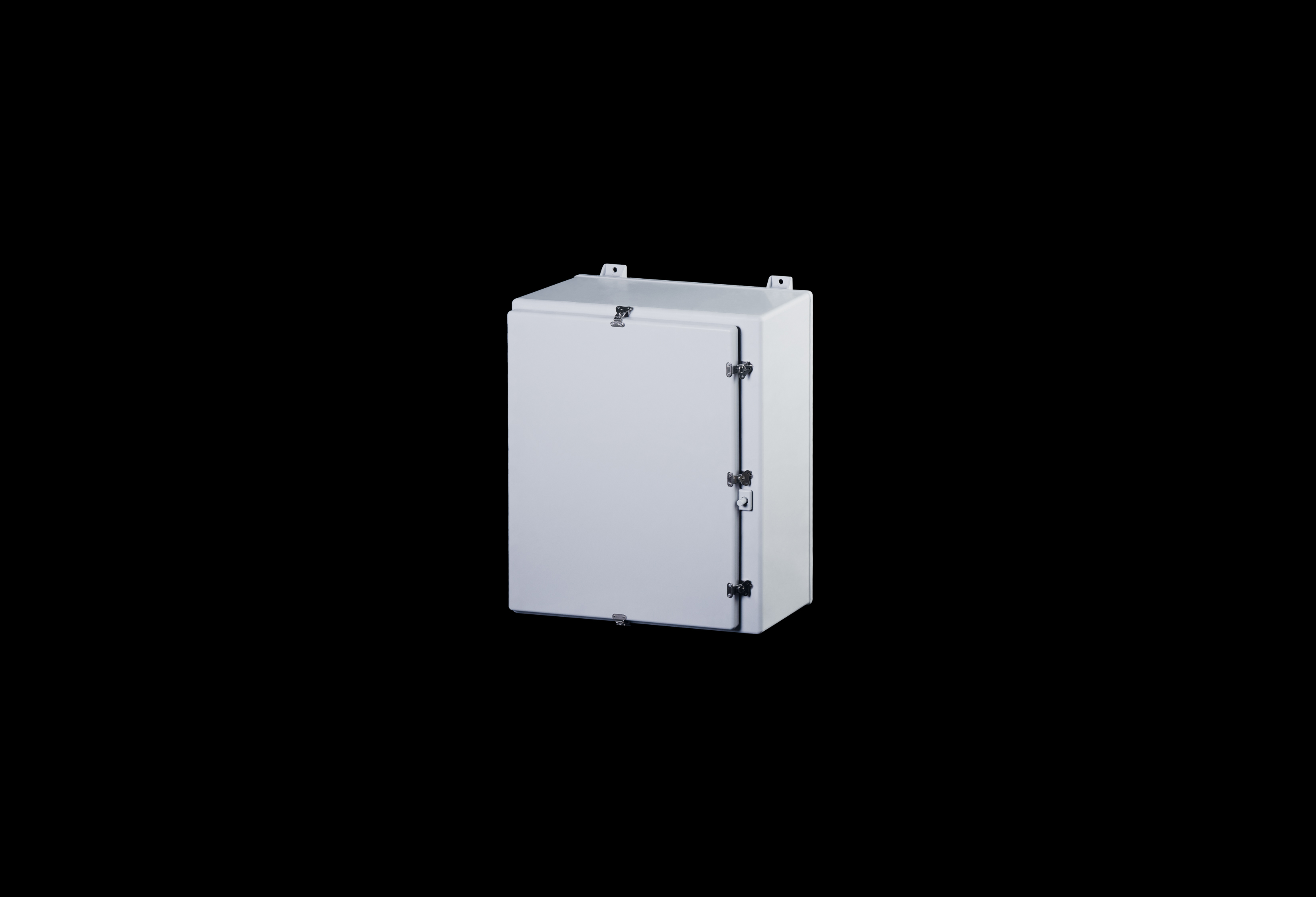 N302412HWT-QFL-Closed.jpg Fiberglass Enclosure 30 x 24 x 10 Inches N Series Large with Stainless Steel Hinged, Latched Opaque Cover by Stahlin