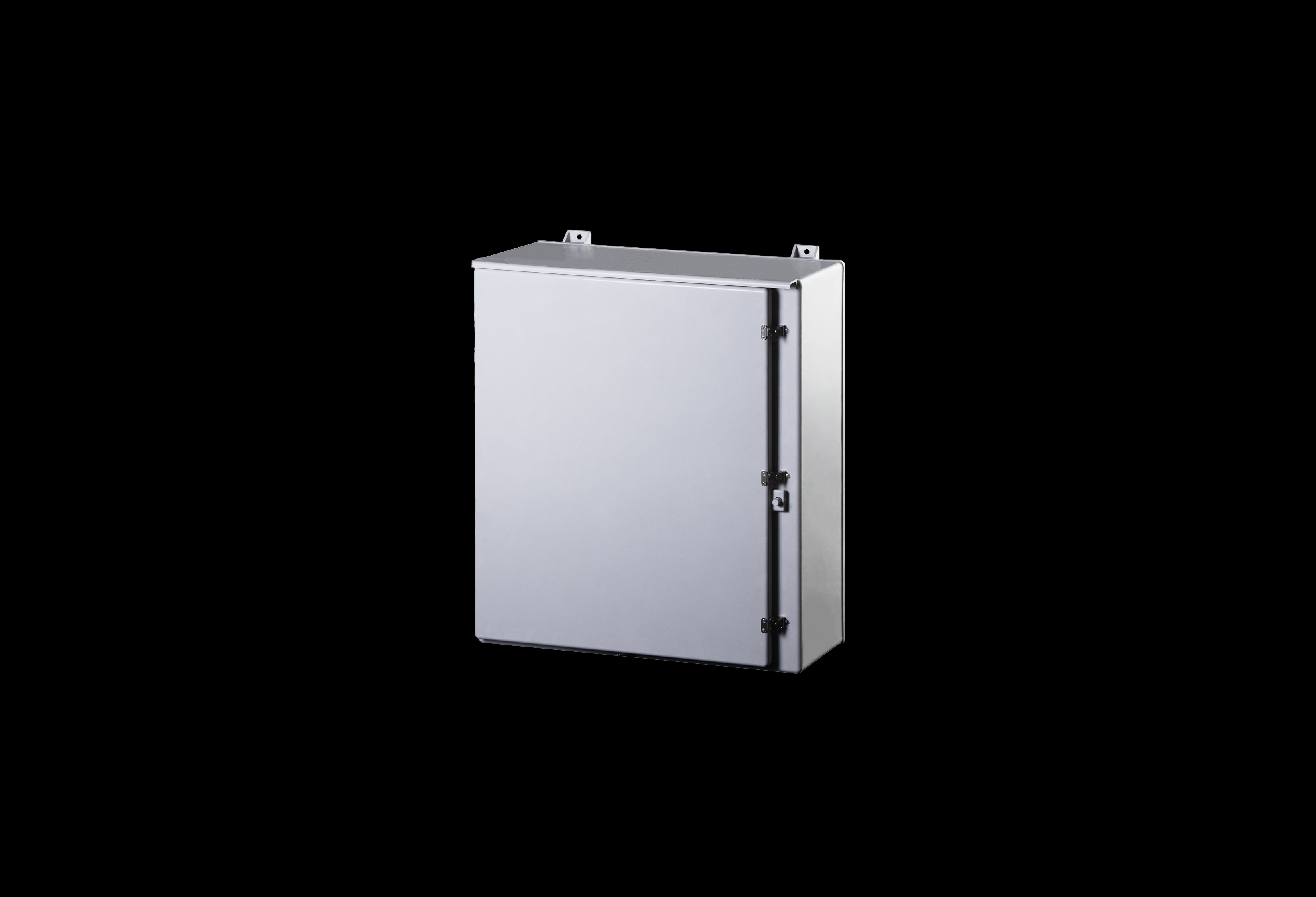 N302412RT.jpg Fiberglass Enclosure 24 x 12 x 10 Inches N Series with Stainless Steel Hinged, Latched Opaque Cover by Stahlin