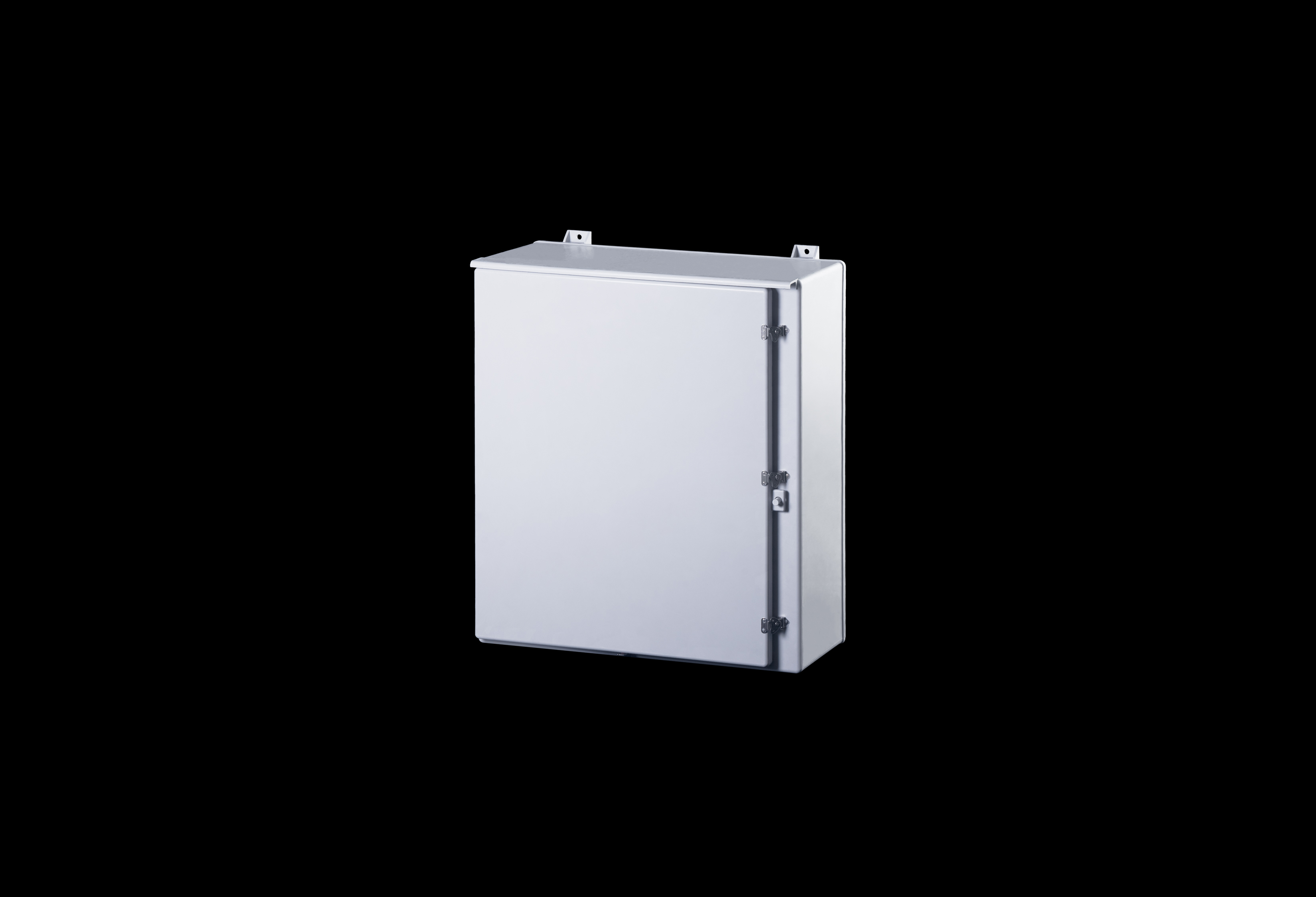 N363012RT-QFL-Closed.jpg Fiberglass Enclosure 36 x 30 x 10 Inches N Series with Stainless Steel Hinged, Latched Opaque Cover by Stahlin