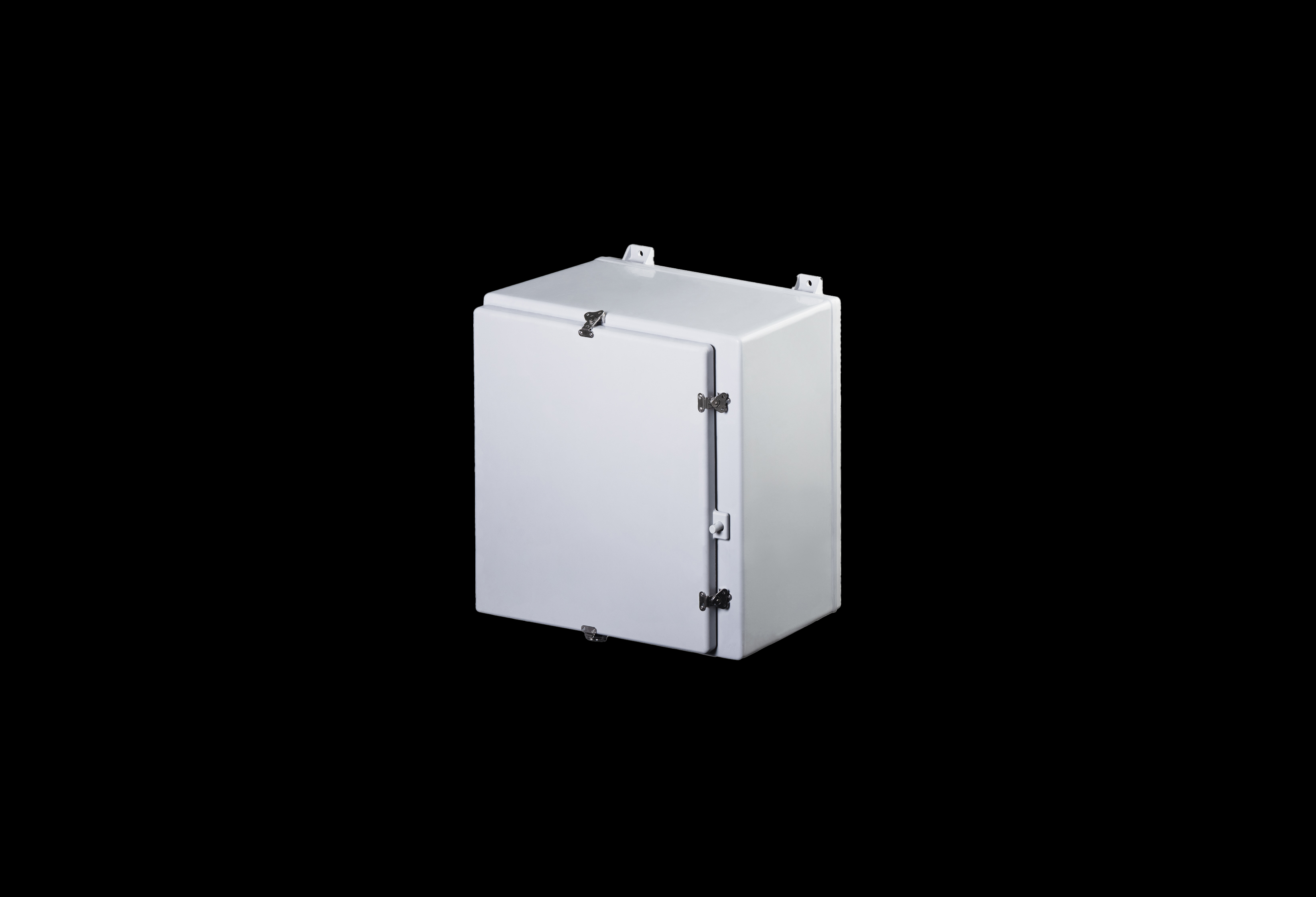N363613.jpg Fiberglass Enclosure 36 x 30 x 10 Inches N Series with Stainless Steel Hinged, Latched Opaque Cover by Stahlin